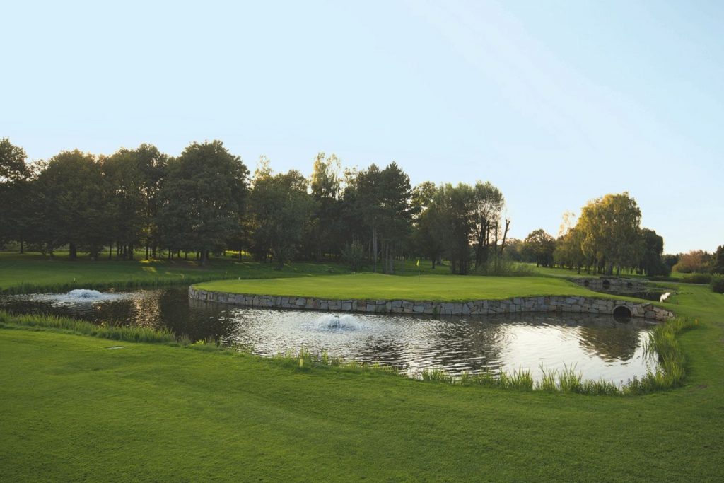 Loch 18 im Golf Club Recklinghausen.