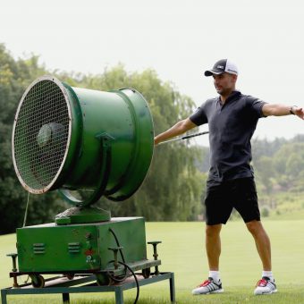 Pep Guardiola beim Golf