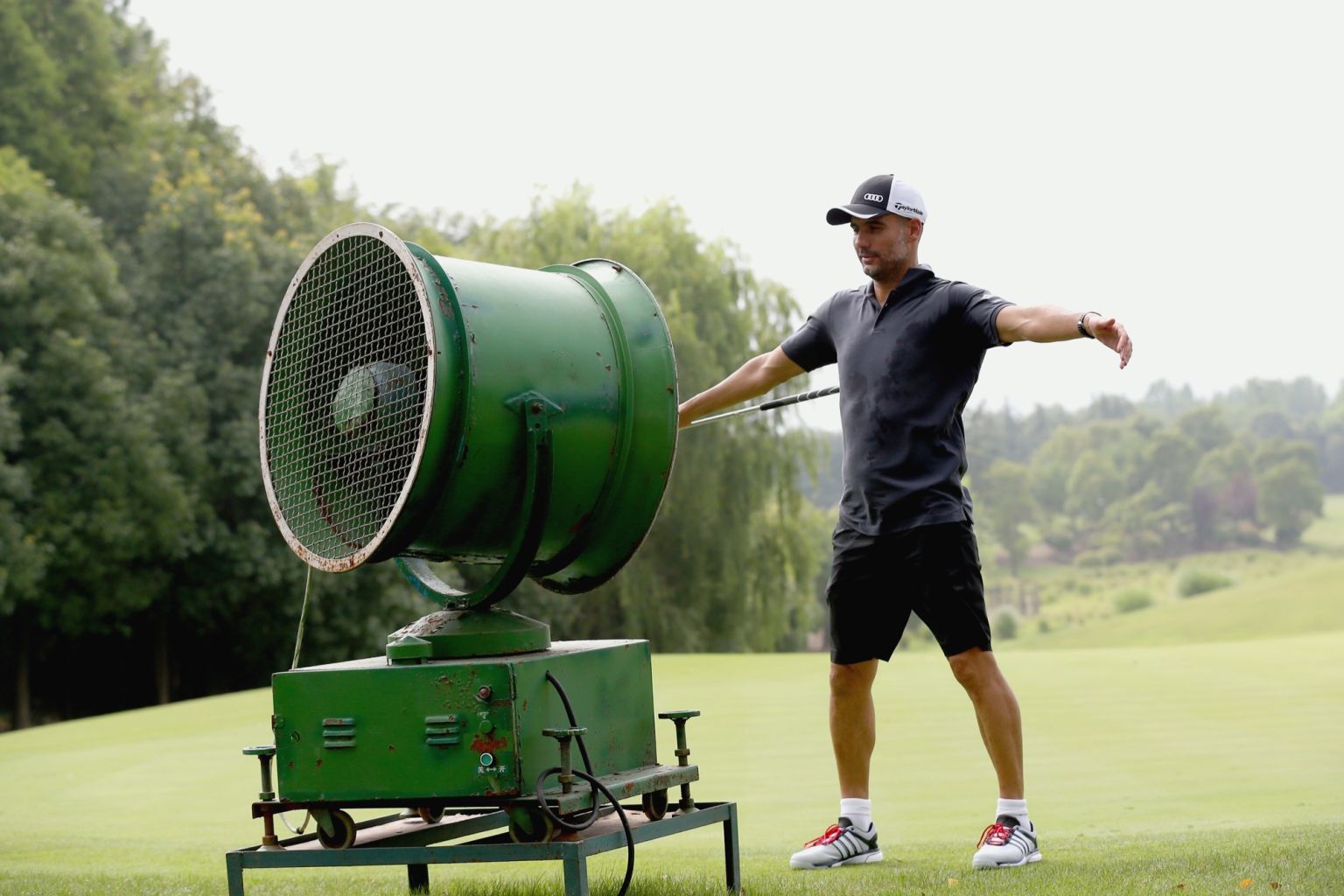 Pep Guardiola beim Golf