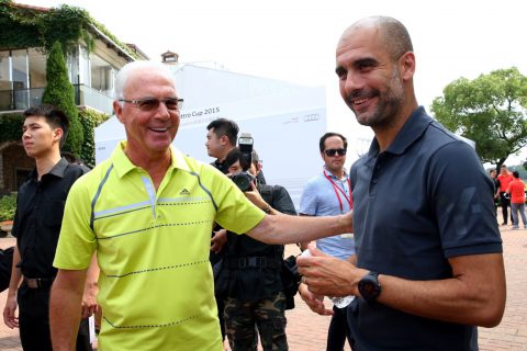 Pep Guardiola beim Golf