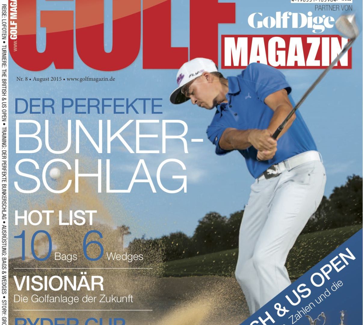 GOLF MAGAZIN August-Ausgabe