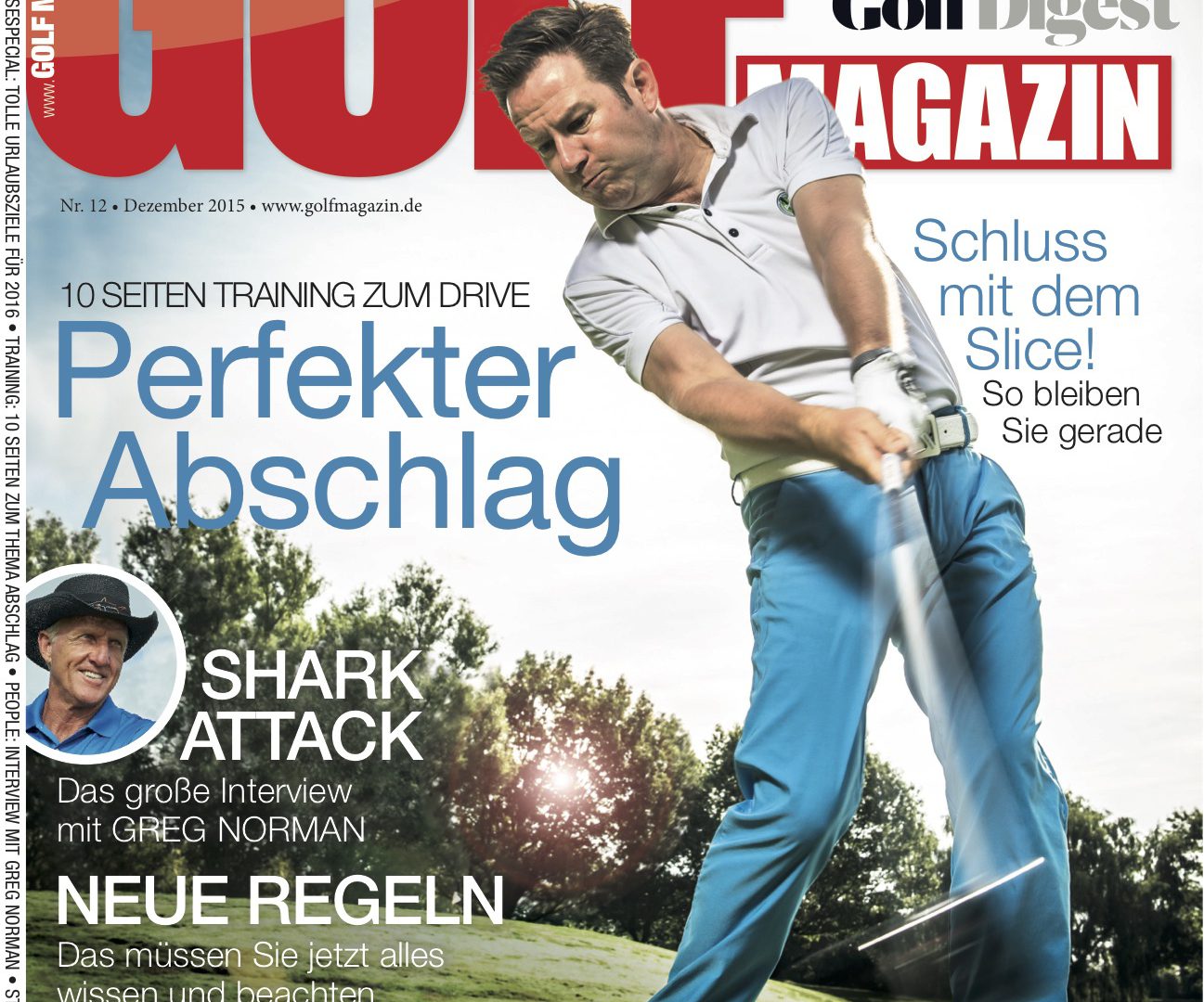 Die GOLF MAGAZIN Dezember-Ausgabe erscheint am 25. November