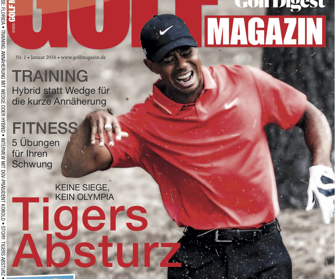 GOLF MAGAZIN Januar-Ausgabe