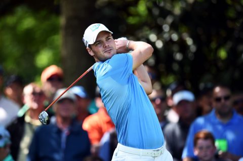 Martin Kaymer am ersten Abschlag zum 80. US-Masters.
