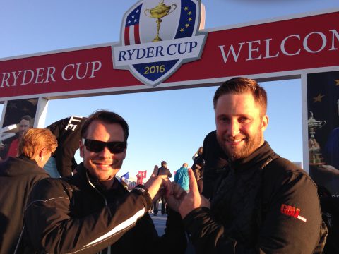 GM-Team vor Ort in Minneapolis: Johannes Oberlin (l.) und Kolja Hause.