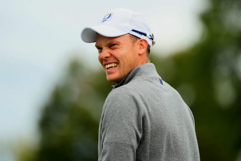 Danny Willett verging das Lachen.