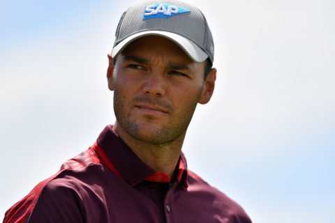 Germany's Martin Kaymer waits on the 10th tee during his third round on day three of the Open Golf Championship at Royal Birkdale golf course near Southport in north west England on July 22, 2017. / AFP PHOTO / Ben STANSALL / RESTRICTED TO EDITORIAL USE (Photo credit should read BEN STANSALL/AFP/Getty Images)
