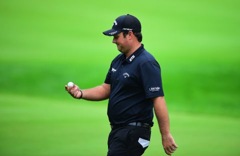 Patrick Reed und sein Albatross-Ball auf Grün 18 in Green Eagle.