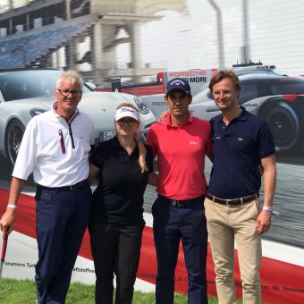 ProAmTeam: Oswald Rizzi, Isabel von Wilcke, Matteo Manassero und Florian Hühne.