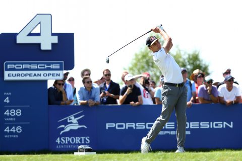 Österreicher Matthias Schwab bei Porsche European Open.