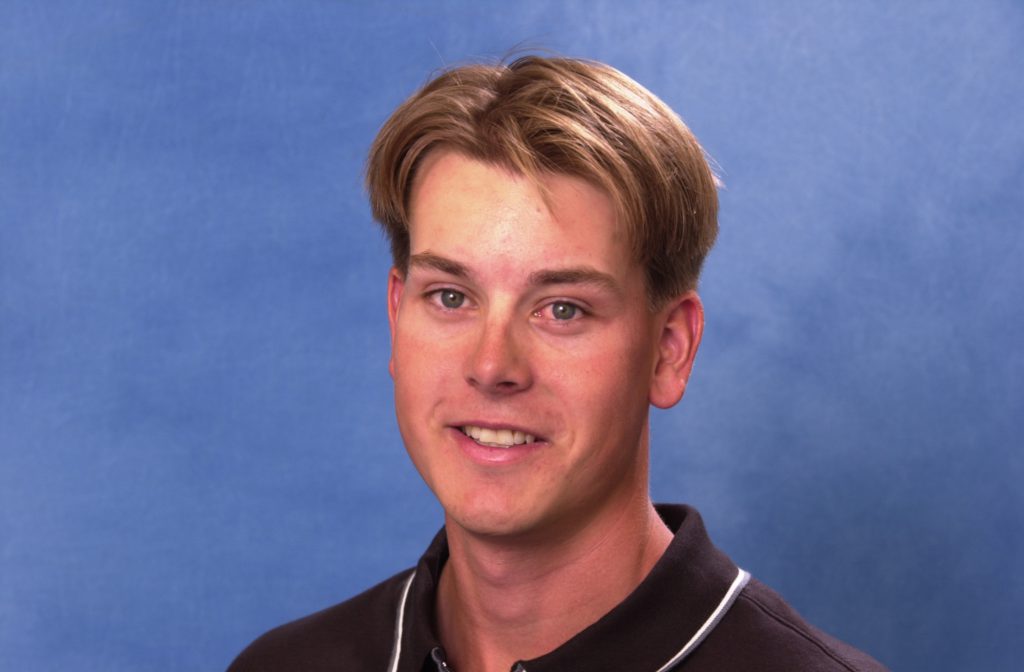 Henrik Stenson im Mai 2001 mit 22 Jahren.