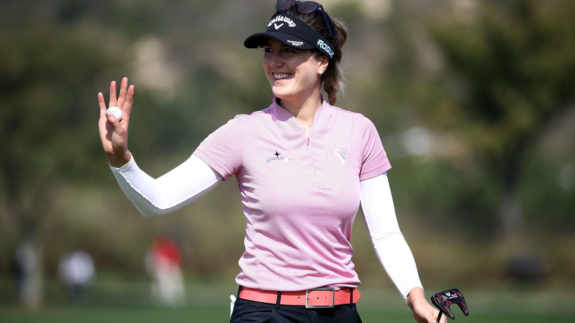 Sandra Gal während der Finalrunde der KEB Hana Bank Championship in Südkorea.