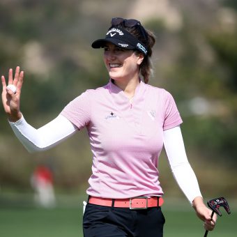 Sandra Gal während der Finalrunde der KEB Hana Bank Championship in Südkorea.