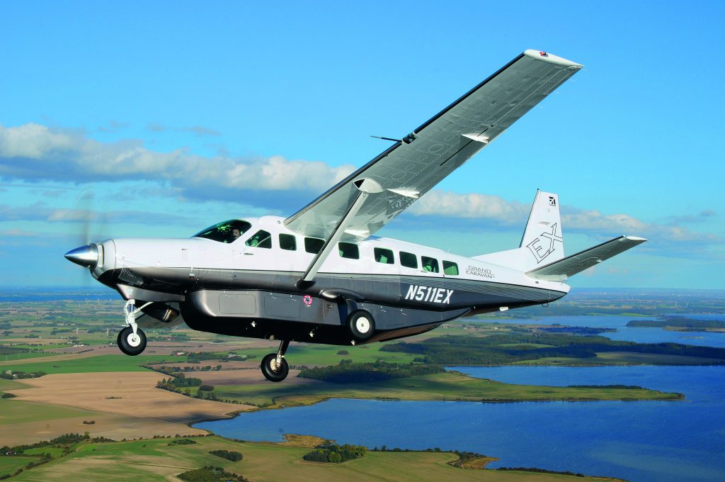 Leserreise: Zu den schottischen Golfplätzen fleigen mit dem Turboprop Typ Cessna Caravan