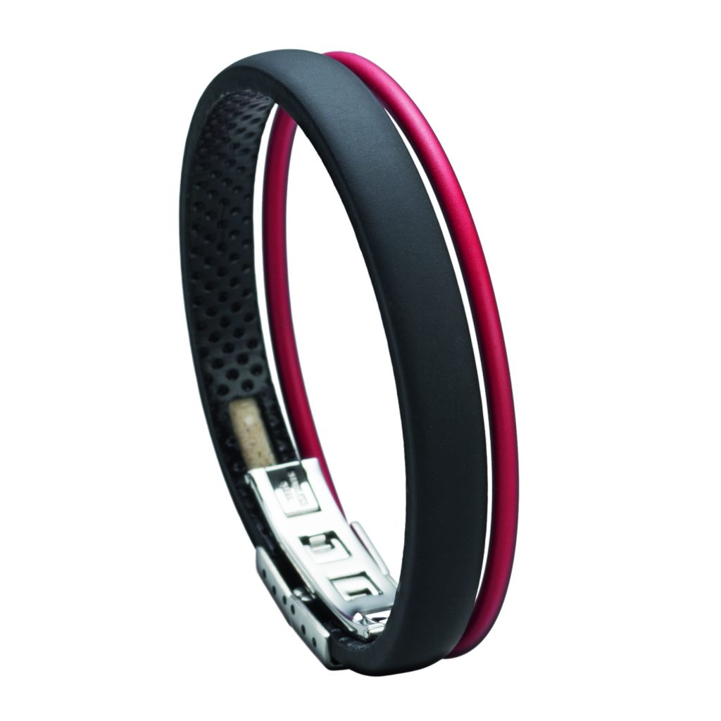 Wendestein Golf Armband schwarz-rot