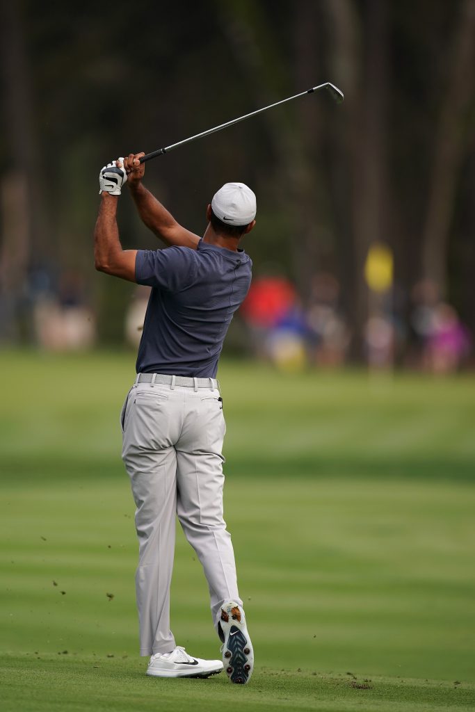 Der neue Golfschwung von Tiger Woods (Foto: Getty Images)