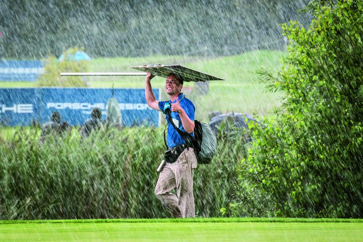 Verregnete Porsche European Open.