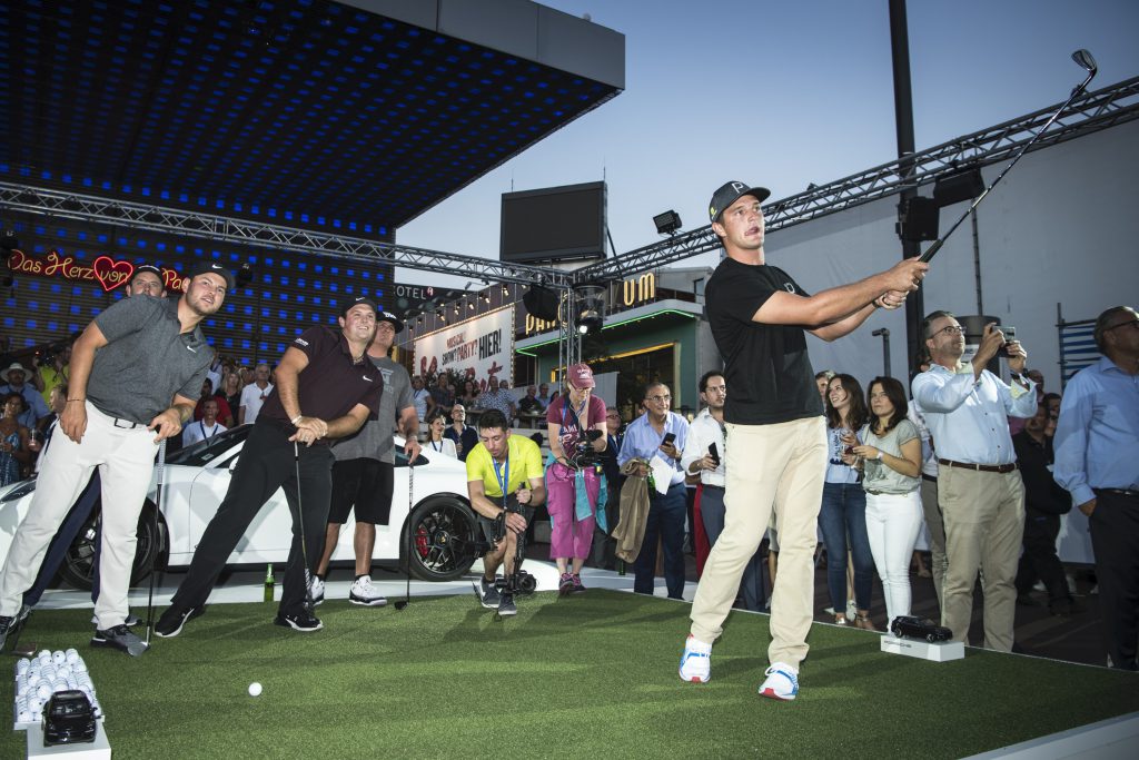 Golf-Prominenz bei der Porsche Urban Golf Challenge 2018 (Foto: Stefan von Stengel).