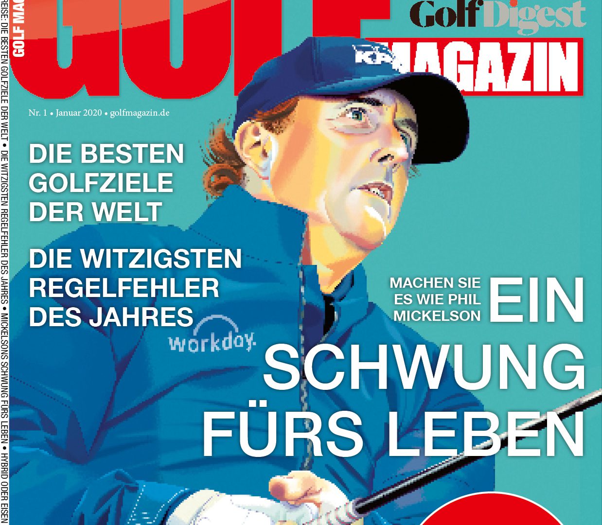 GOLF MAGAZIN Januar-Ausgabe