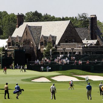 Bahn 9 Winged Foot Golf Club in Mamaroneck, New York als hier 2006 die US Open ausgetragen wurden (Foto: DON EMMERT/AFP via Getty Images).