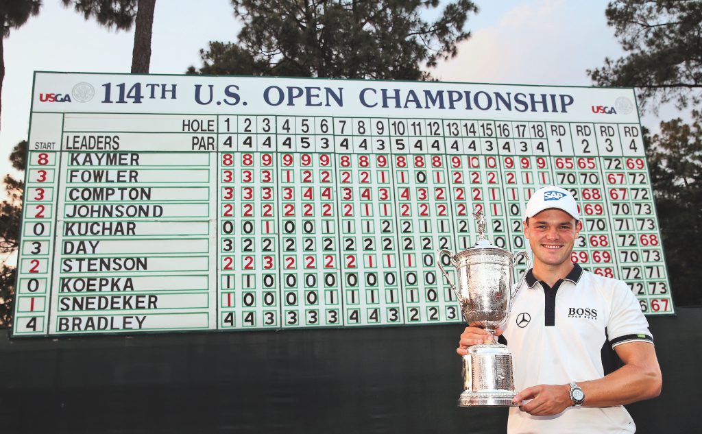 Martin Kaymer gewinnt 2014 in Pinehurst die 114. US Open. (Foto: Getty Images).