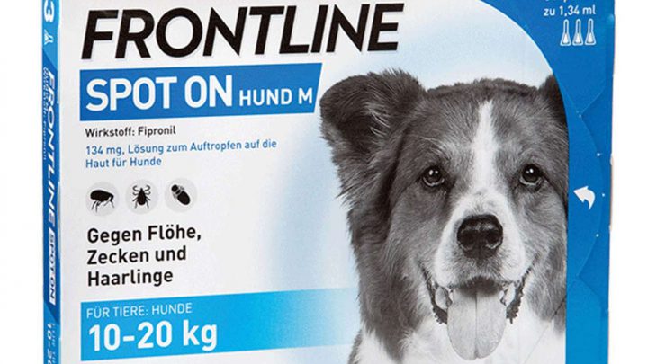 Zeckenschutz: Spot-On-Produkt "Frontline".