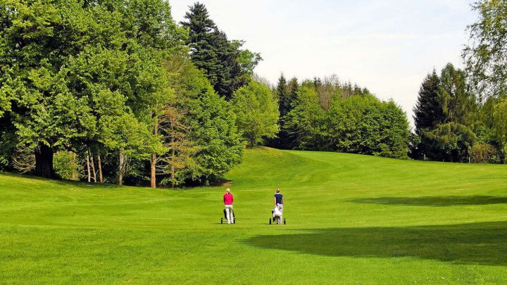 Golfen in Bayern: GC Schloss Klingenburg.