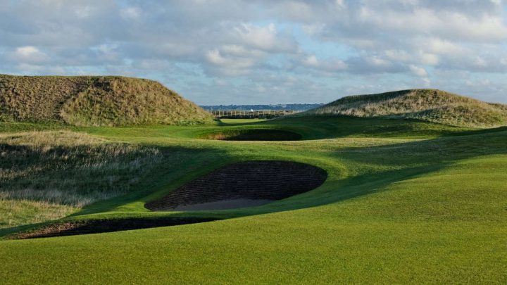 Royal St. George's Golf Club: Das fünfte Grün.