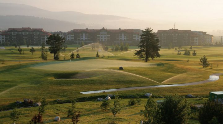 Morgenstimmung im Pirin Golf Resort
