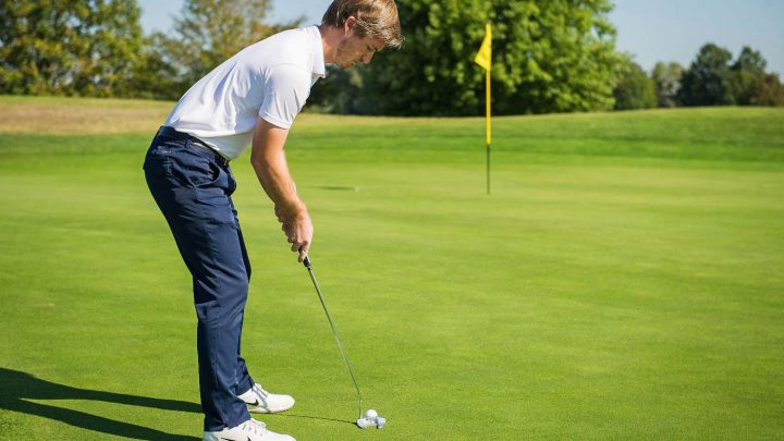 Golf-Putt: Das "Zwischenziel"