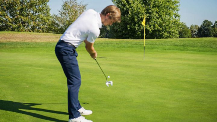 Golf-Putt: Das "Zwischenziel"