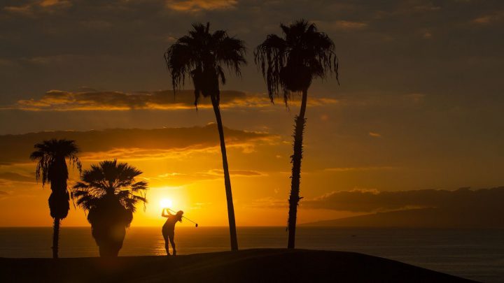 Golf Costa Adeje: atemberaubende Sonnenuntergänge