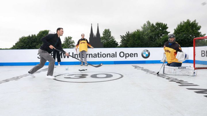 Linkshänder beim Eishockey: Martin Kaymer