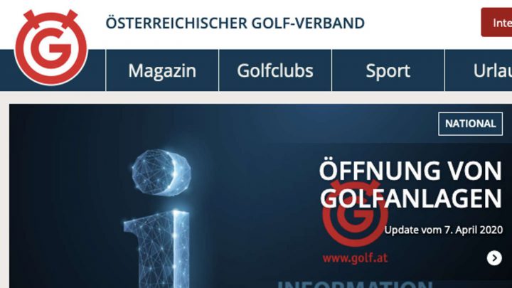 Aufruf zu überlegten Handlungen: Vereinzelt tanzen ÖGV-Golfer aus der Reihe