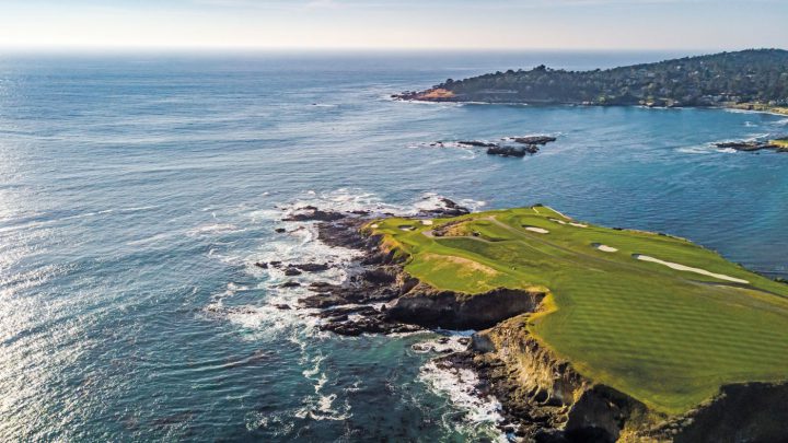 Kulisse: Bei der Beurteilung der landschaftlichen Lage kann ein Platz am Meer ... (Foto: Pebble Beach Golf Links © Shutterstock)