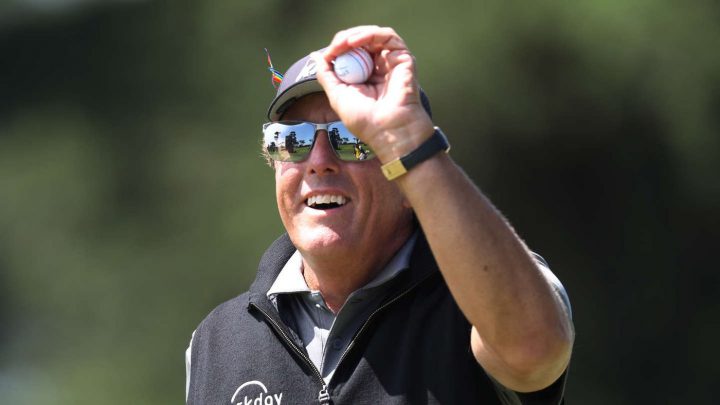 Offizieller Einstieg: Phil Mickelson legte heute auf der Champions Tour los