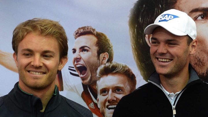 Kennen sich über einen gemeinsamen Sponsor Nico Rosberg und Martin Kaymer
