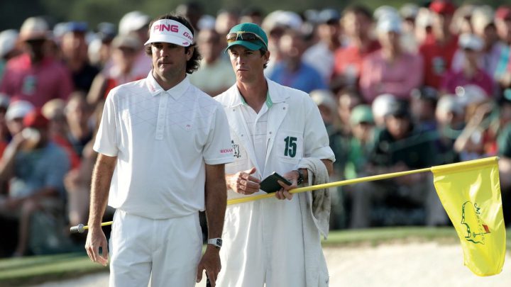 Profis unter sich Watsons Caddie Ted Scott ist nicht nur jahrelanger Begleiter an der Tasche, sondern ein Golfer auf Augenhöhe, der früher selbst als Tourpro unterwegs war.