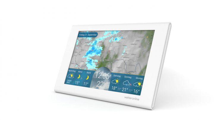 Smarte Wetterstation: »wetteronline home« zeigt alle für Golfer wichtigen Infos an.