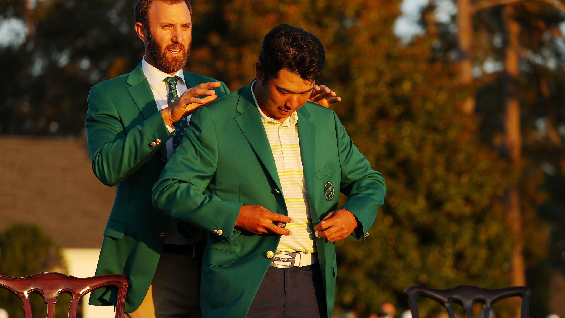 85. Masters: Hideki Matsuyama und Dustin Johnson