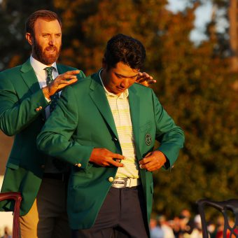 85. Masters: Hideki Matsuyama und Dustin Johnson