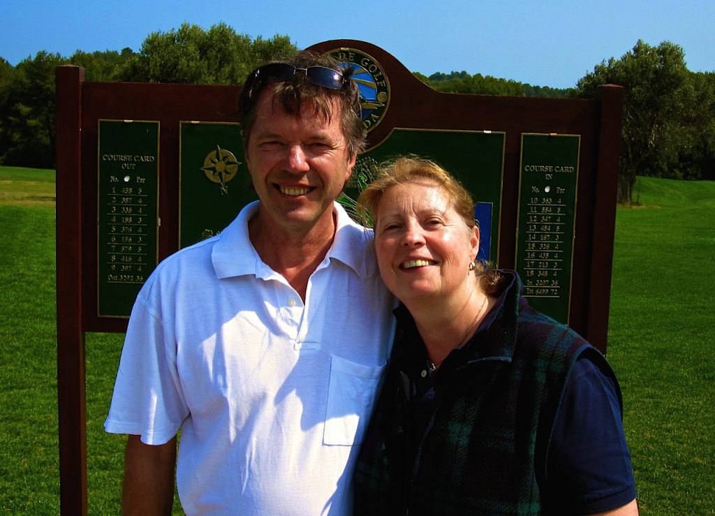 Claudia Kopp, Tochter des GCM-Gründers Hubert Kopp mit ihrem Ehemann Franz Gräper. Die ehemalige GCM-Chefredakteurin schreibt heute Krimis.