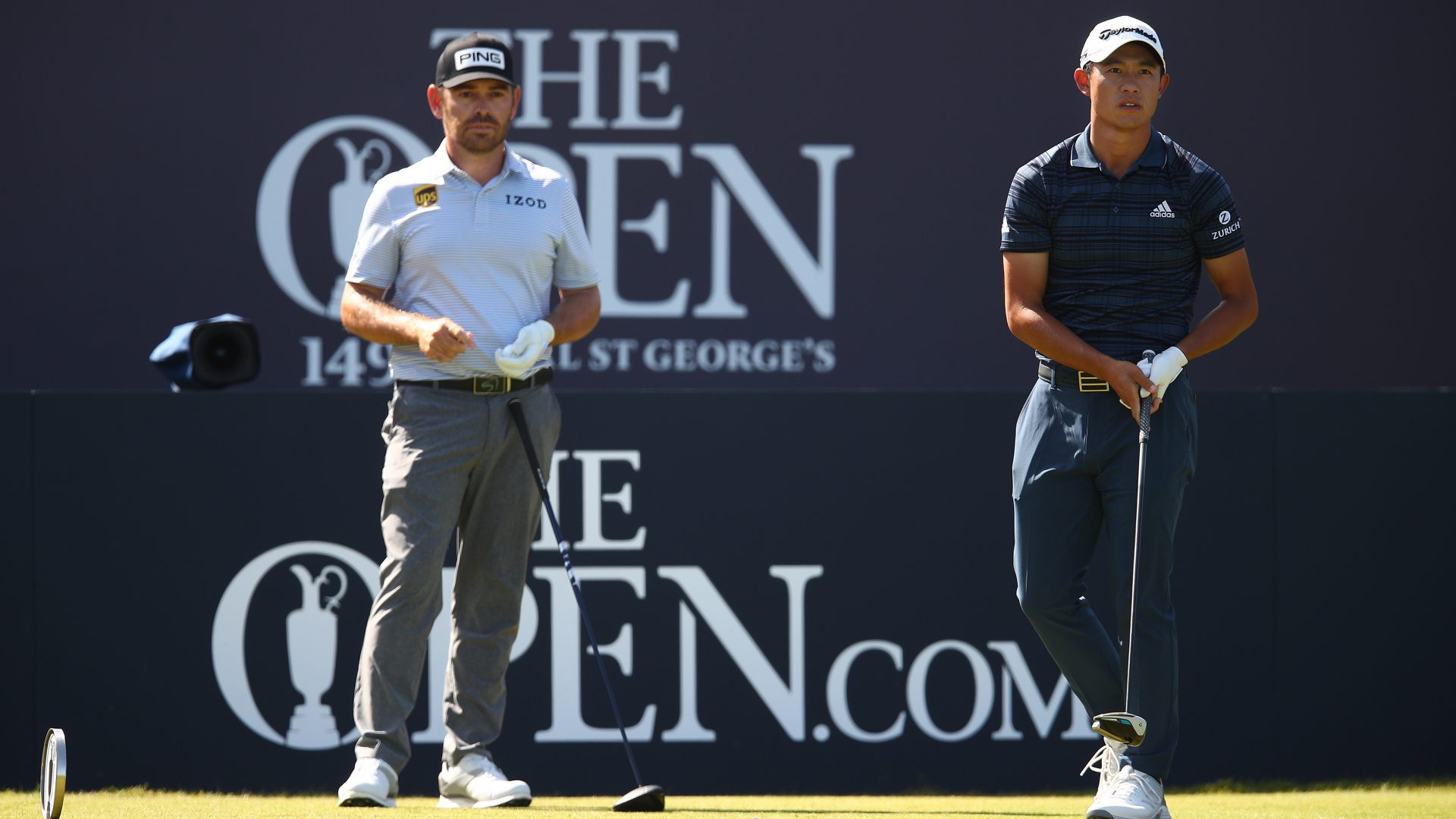 Louis Oosthuizen und Collin Morikawa