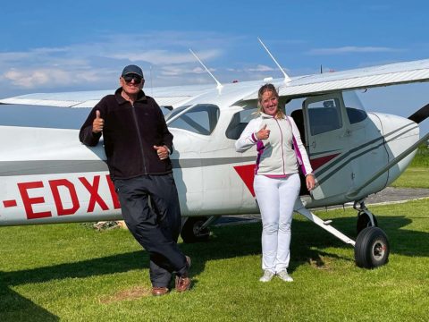 Flugzeug Fehmarn