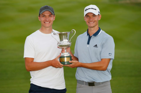 tour news–nicolai-hojgaard-of-denmark-poses-for-a-photo-with-his-brother-ramus-hojgaard-of-denmark-and-the-trophy-during-day-four-of-the-italian-open-at-marco-simone-golf-club-on-september-05-2021-in-rome-italy.jpg