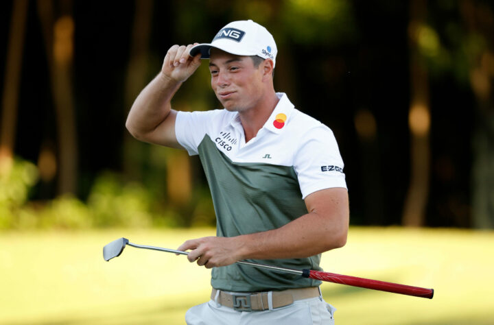 Viktor Hovland gewinnt trotz Schwungumstellung seinen siebten PGA-Tour-Titel