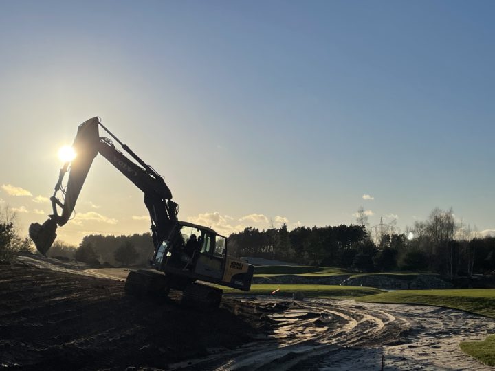 Immer weiter im Werden – mit dem West Course läuft ein neues Bauprojekt in Green Eagle Golf Courses.