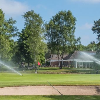 Bewässerung ist wichtig für einen Golfplatz - und in Zeiten der Dürre vor allem für die Grüns. Hier ein Foto aus Herzogstadt Celle.