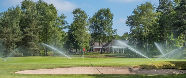 Bewässerung ist wichtig für einen Golfplatz - und in Zeiten der Dürre vor allem für die Grüns. Hier ein Foto aus Herzogstadt Celle.