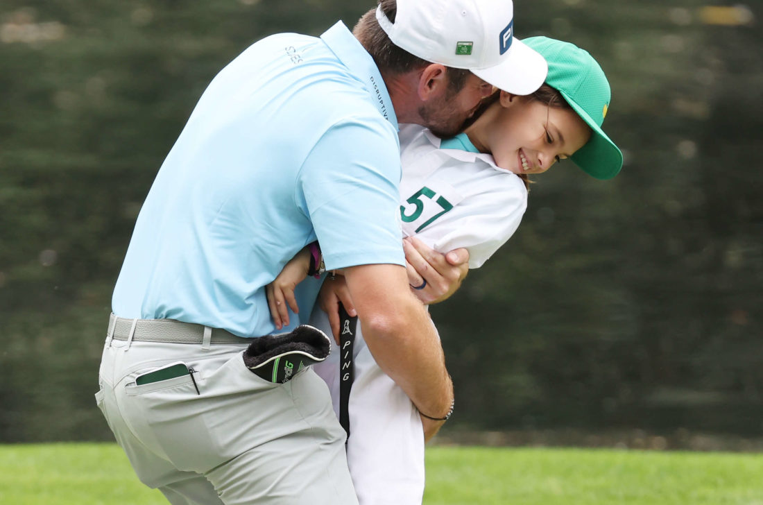 Louis Oosthuizen mit Tochter (Photo: Getty Images)